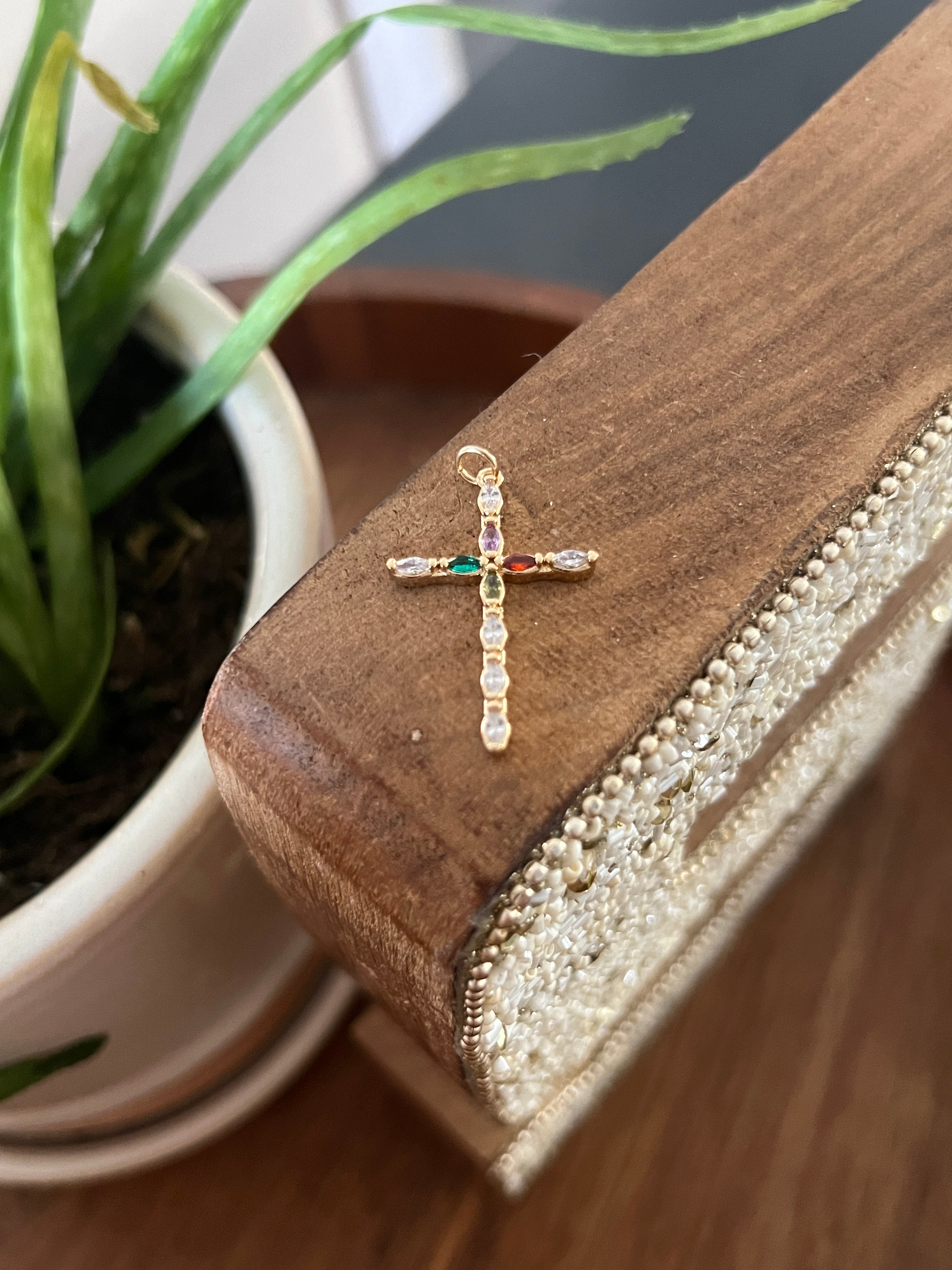 rhinestone cross