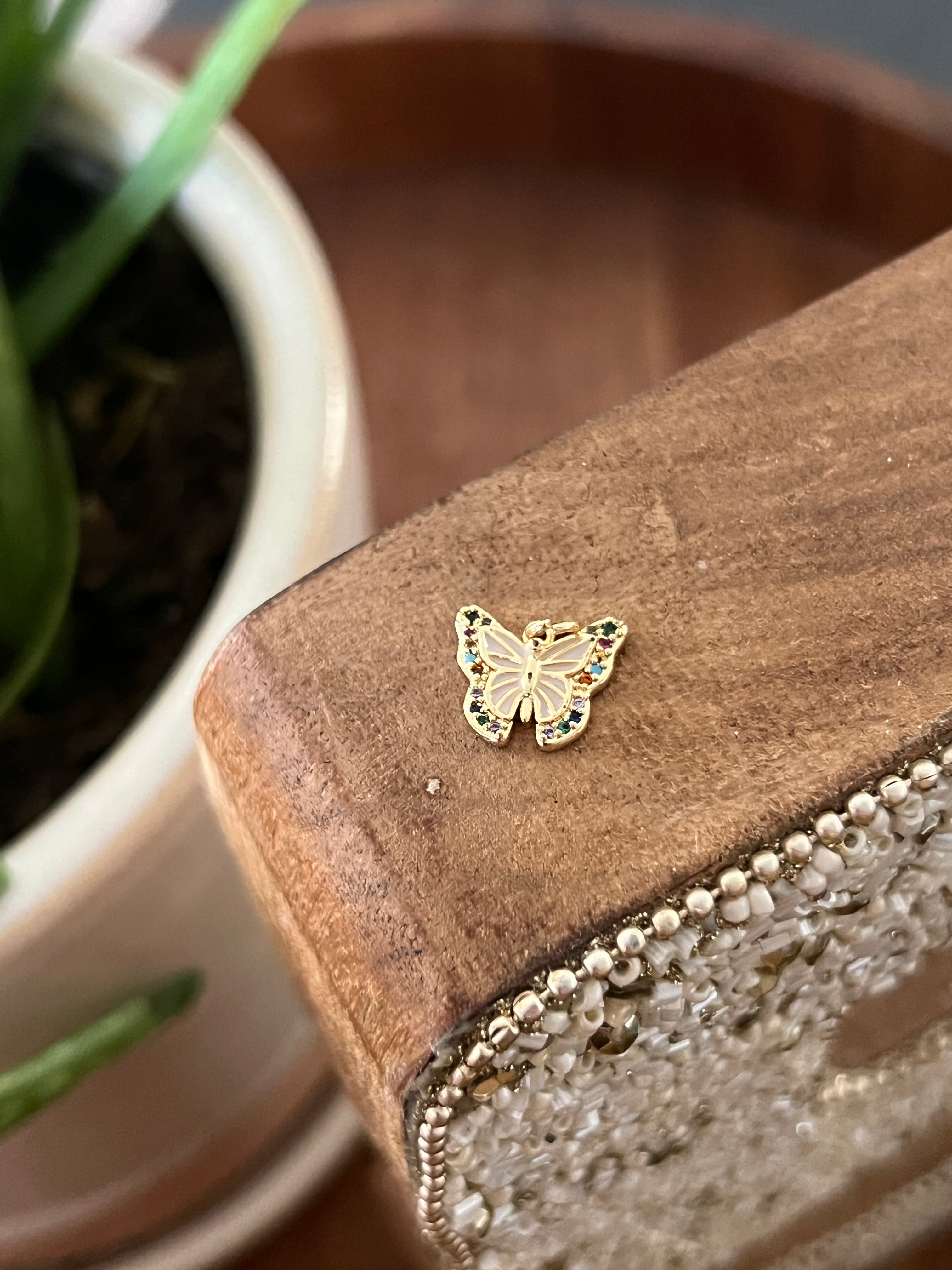 rhinestone butterfly