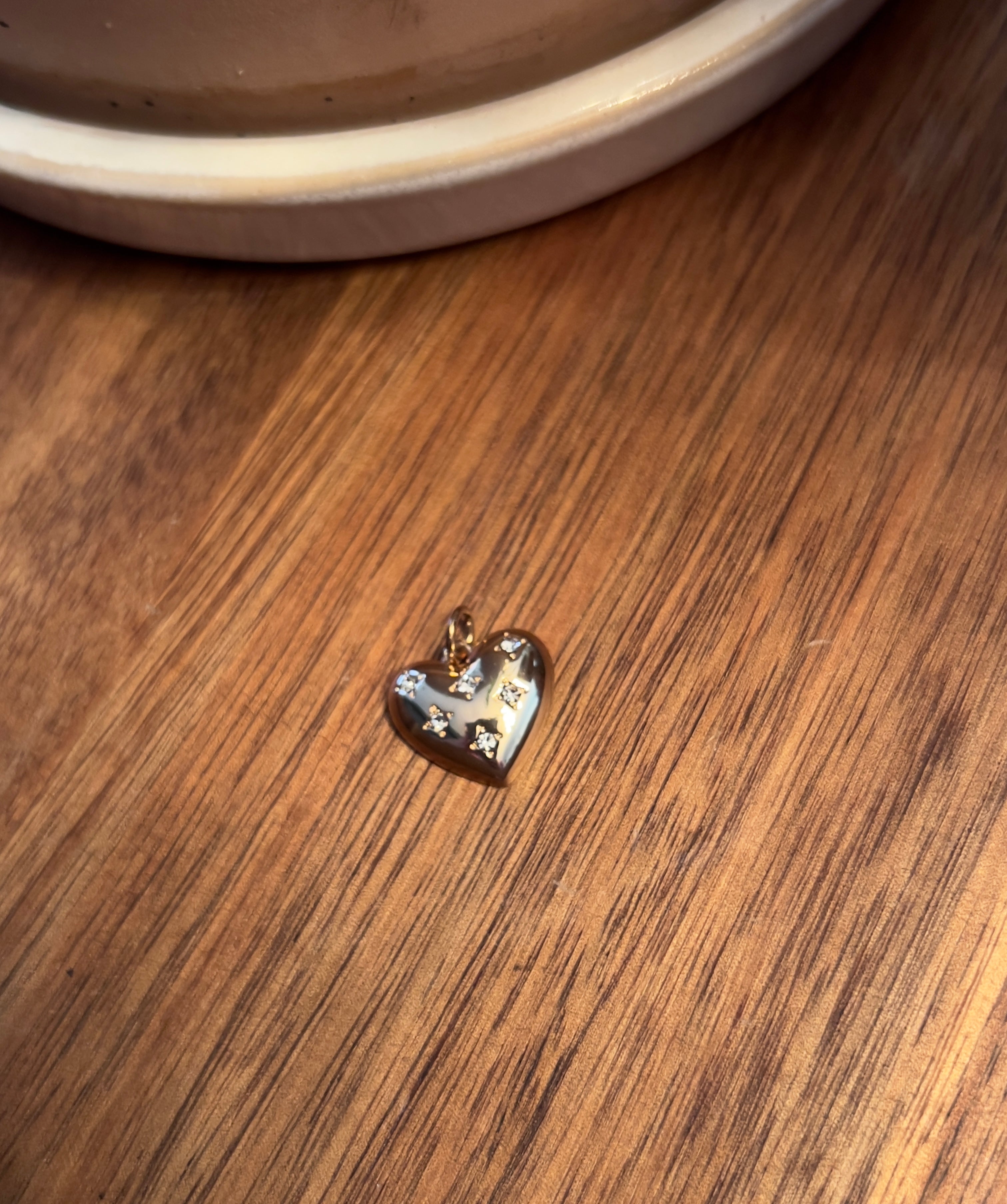 heart w/ cz