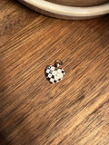 white checkered heart