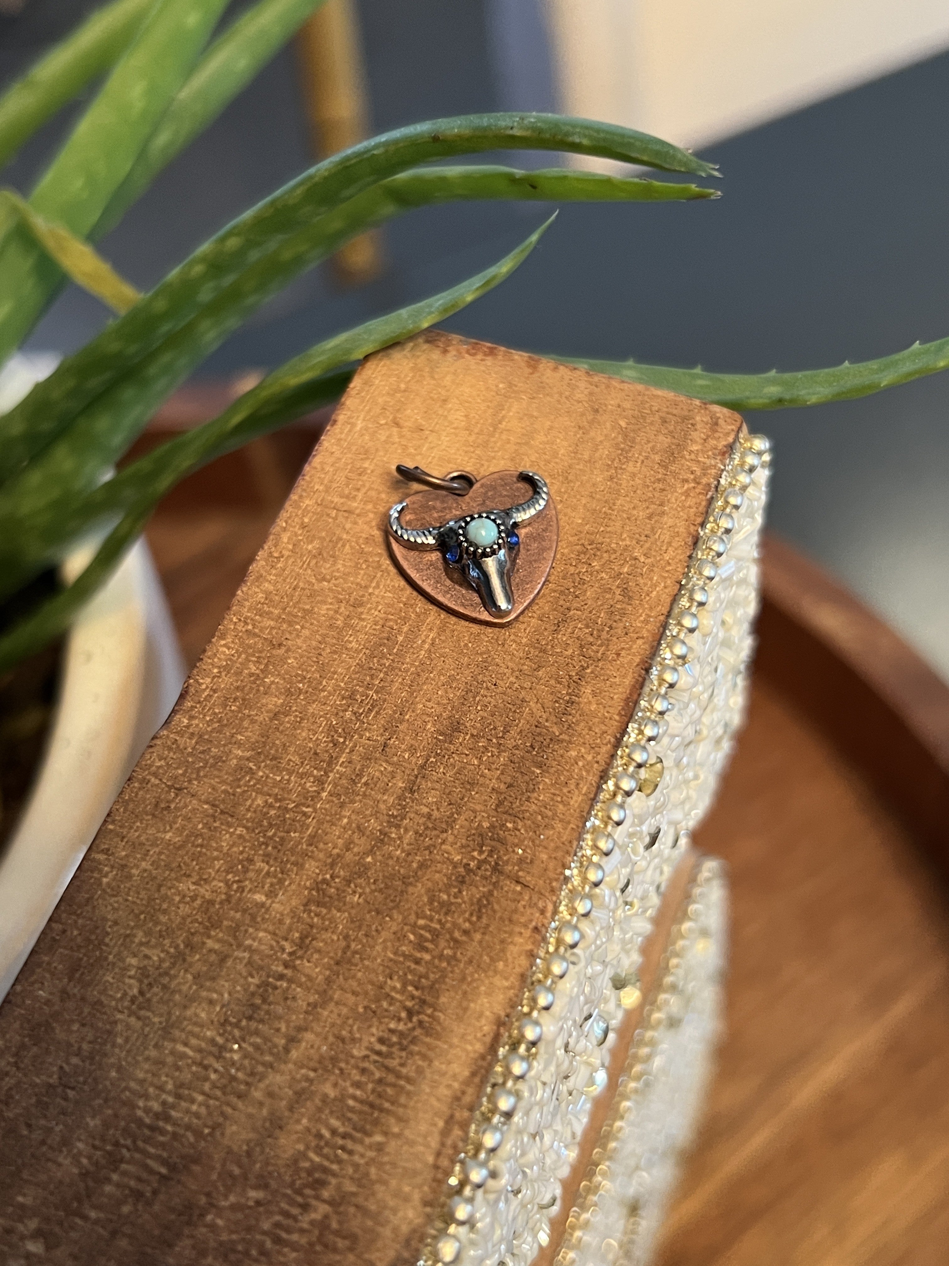 turquoise skull