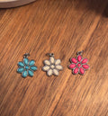 turquoise flowers
